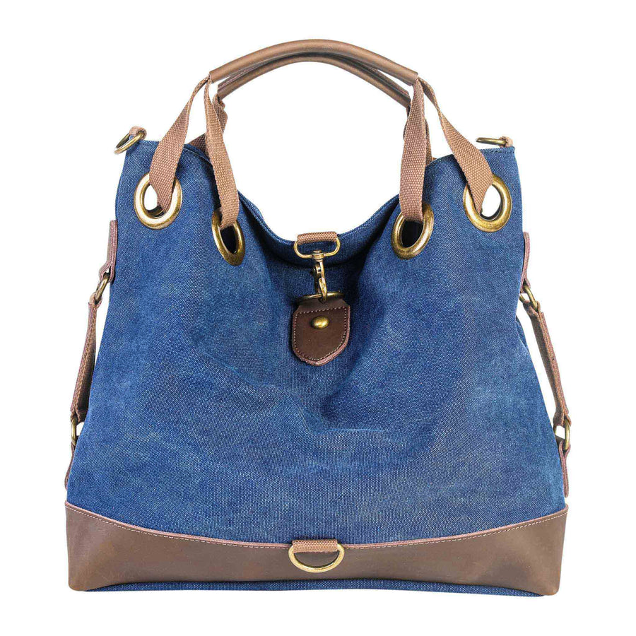 Sac bandoulières Montparnasse bleu jean - Zede Paris