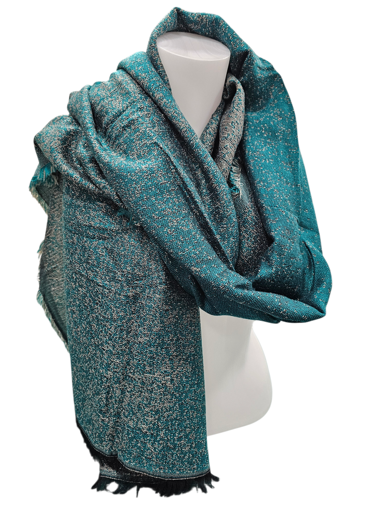 Étole femme verte élégante et polyvalente - Unik