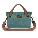 Sac Pont des Arts Medium bleu canard - Zede Paris