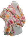 Foulard en coton - Jade et Clarisse - rose fuschia