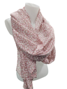 Foulard en coton - Jade et Clarisse - rose 