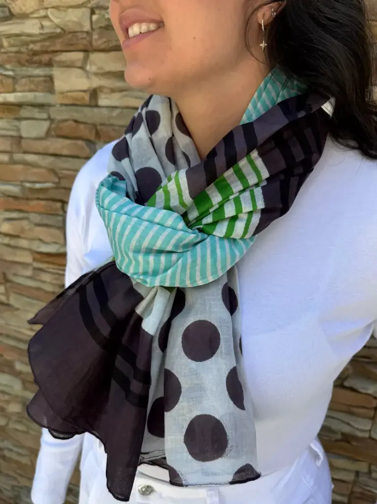 Foulard en coton – Foulard léger et coloré - Unik07