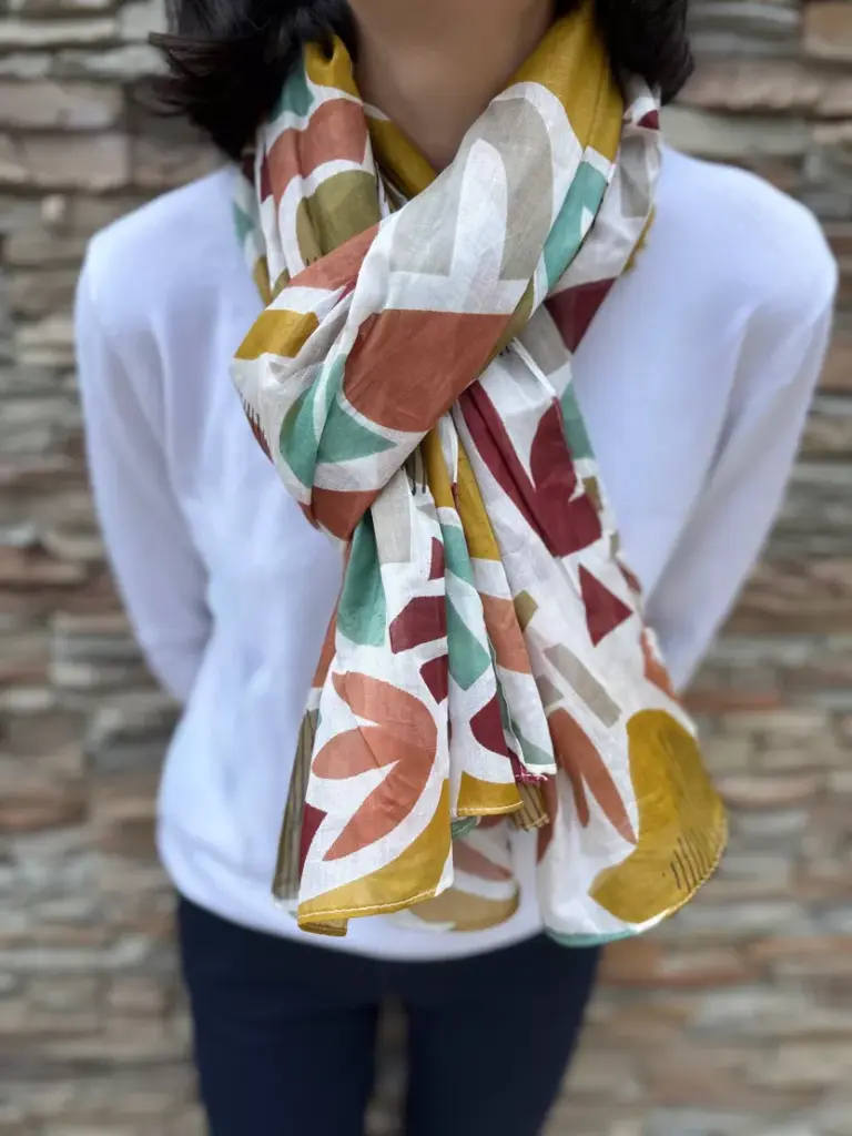 Foulard en coton – Foulard léger et coloré - Unik11