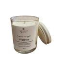 Bougie artisanale parfumée « Violette » – Atelier de Lynie