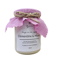 Bougie artisanale parfum Clémentine & Monoï – 180 ml | Atelier de Lynie