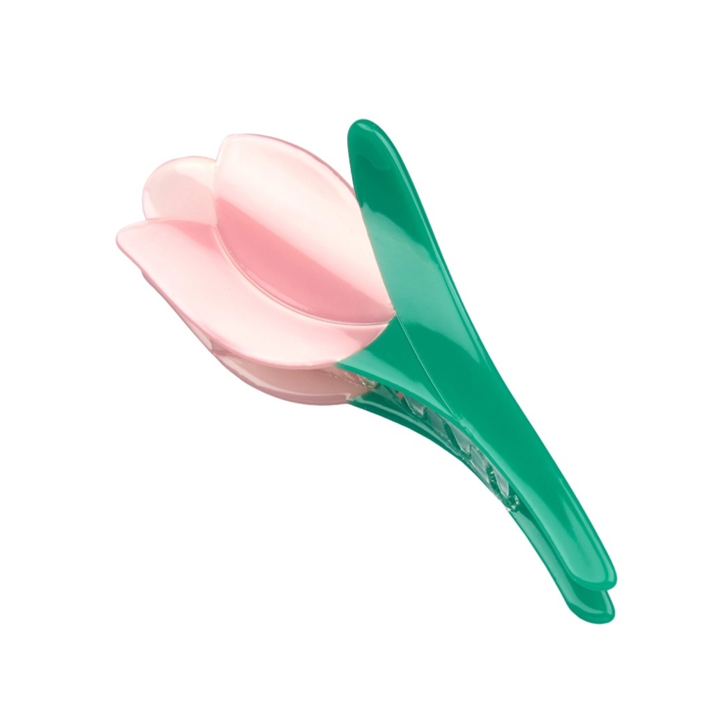 Pince à cheveux tulipe Coucou Suzette – Accessoire cheveux fleuri en acétate – Marque française