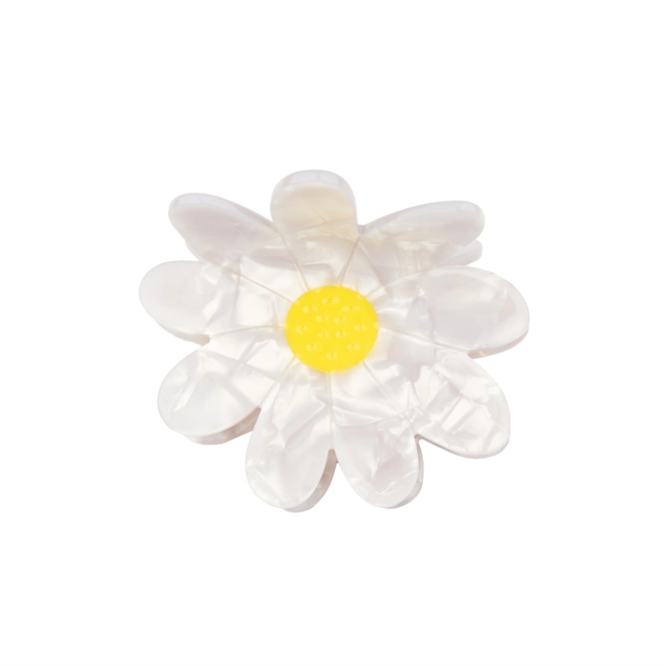 Pince à cheveux margueritte Coucou Suzette – Accessoire cheveux fleuri en acétate – Marque française