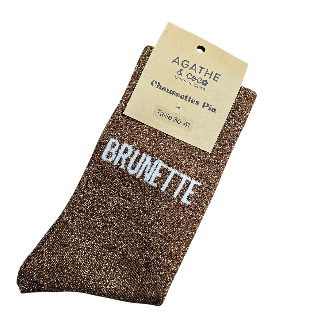 Chaussettes à Paillettes - Brunette