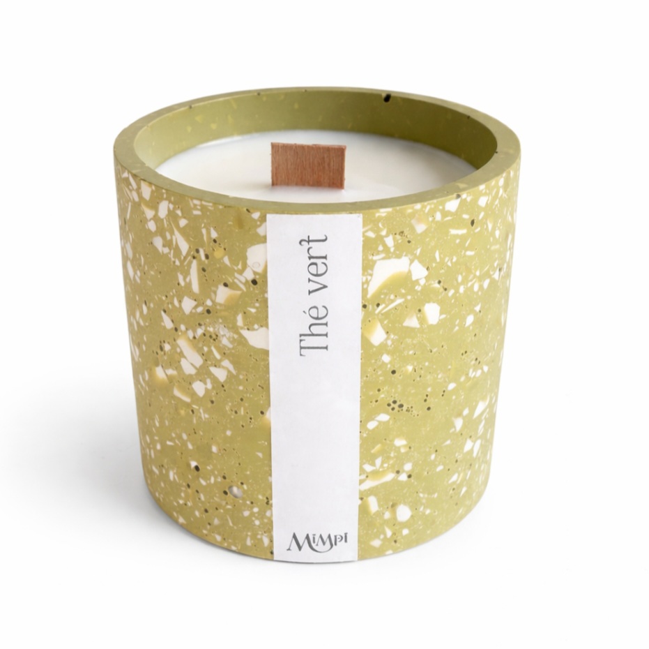 Bougie parfumée MIMPI – Thé vert | Bougie artisanale