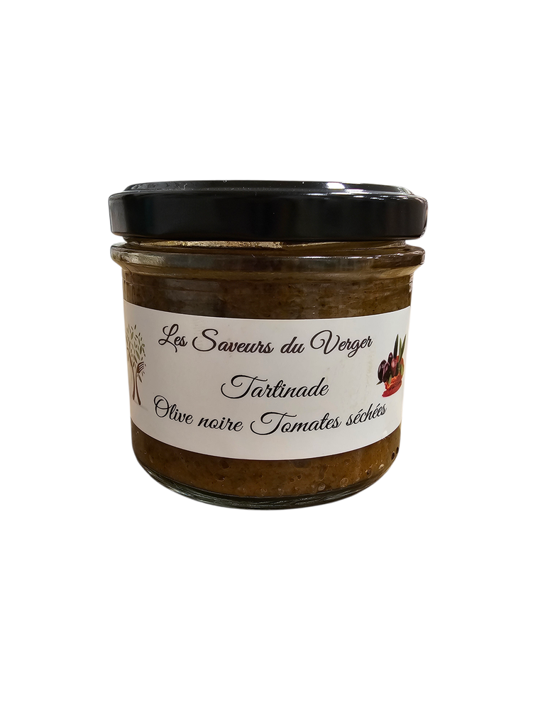 Tartinade Olives noires & tomates séchées - Les délices du verger