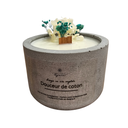 Bougie artisanale parfumée Douceur de coton – Cire végétale & Végan – Lynie