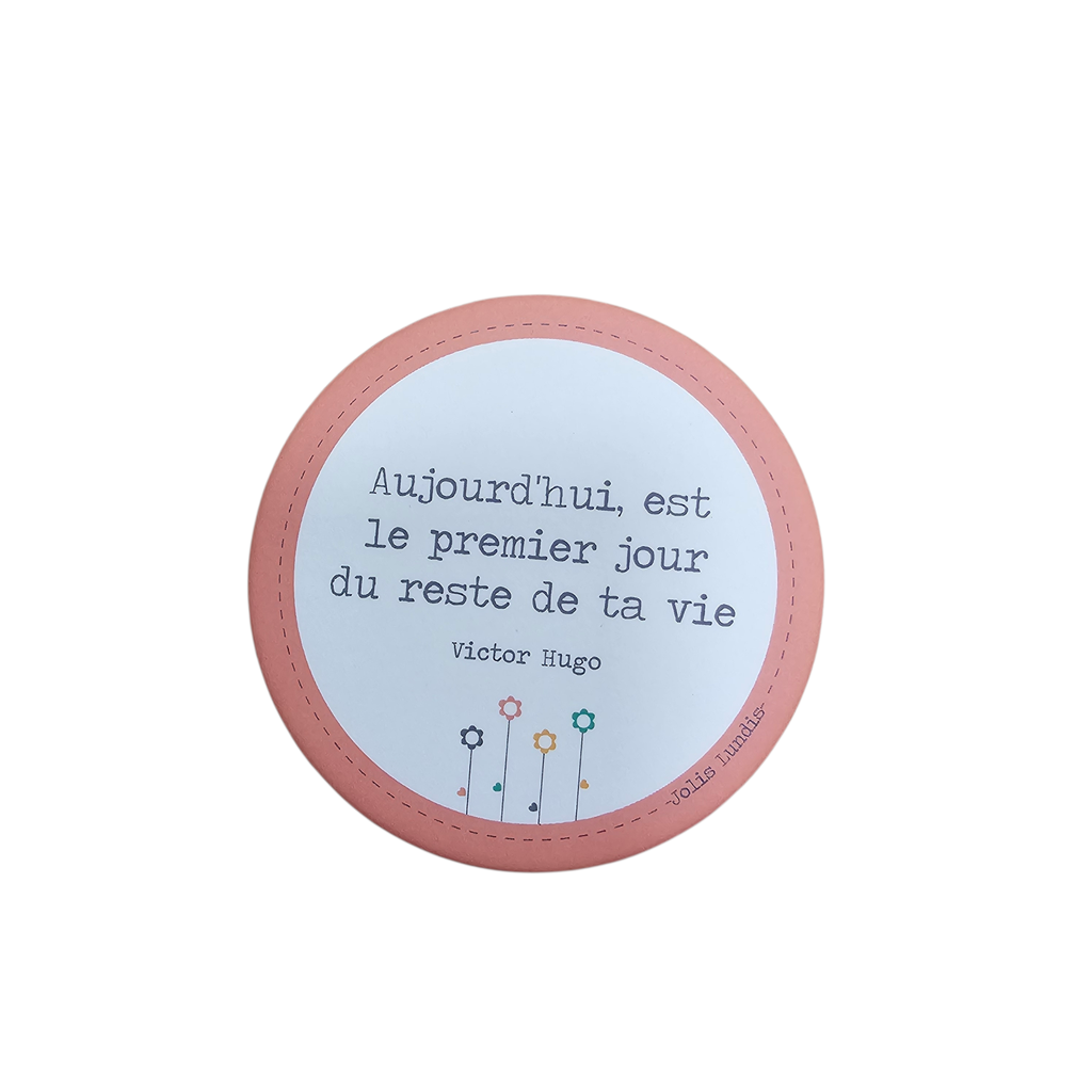 Miroir de poche "Aujourd'hui" - Jolis Lundis