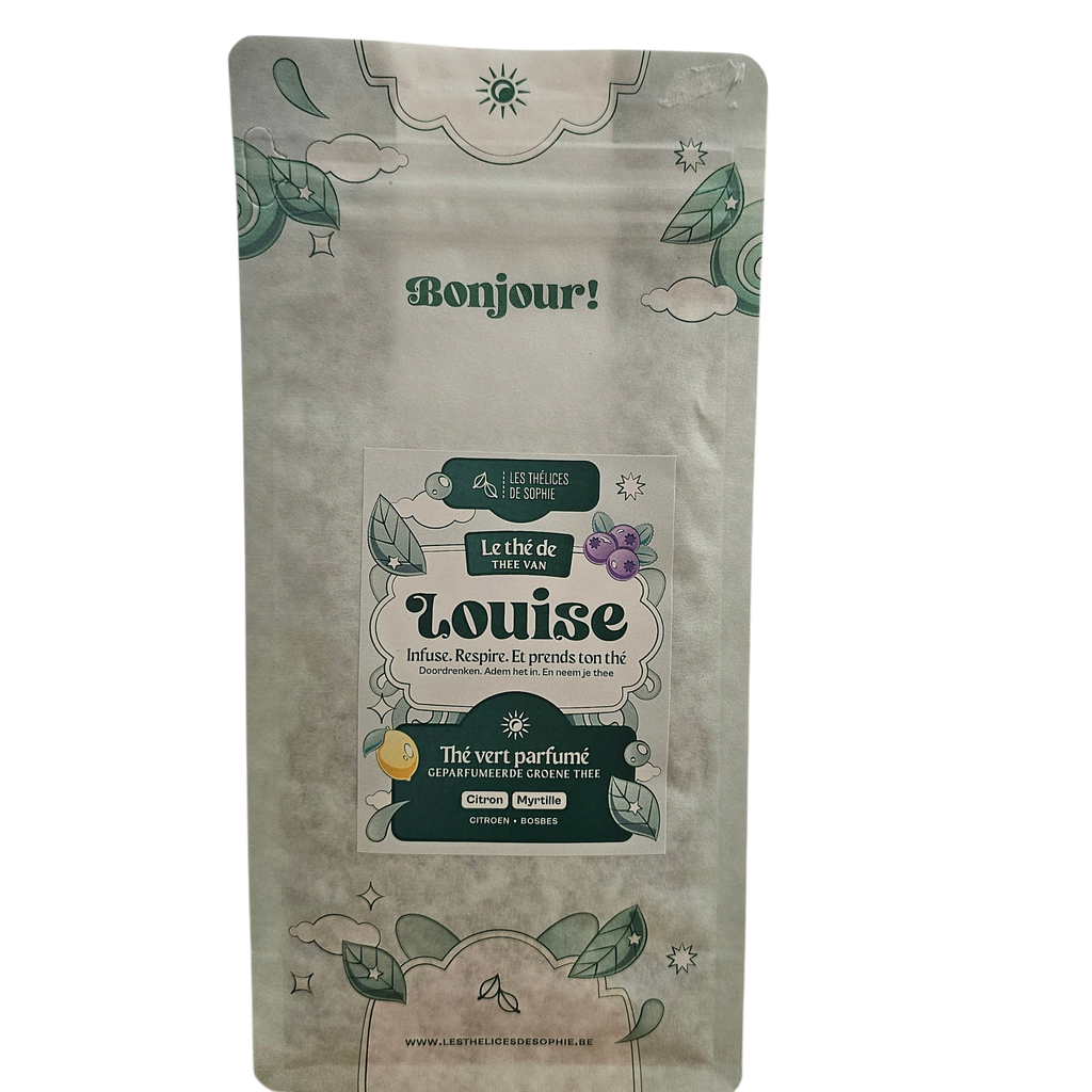 Thé de Louise – Thé vert énergisant aux myrtilles & maté | Les Thélices de Sophie