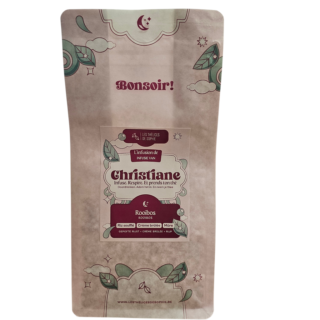 Infusion de Christiane – Rooibos gourmand goût crème brûlée | Les Thélices de Sophie