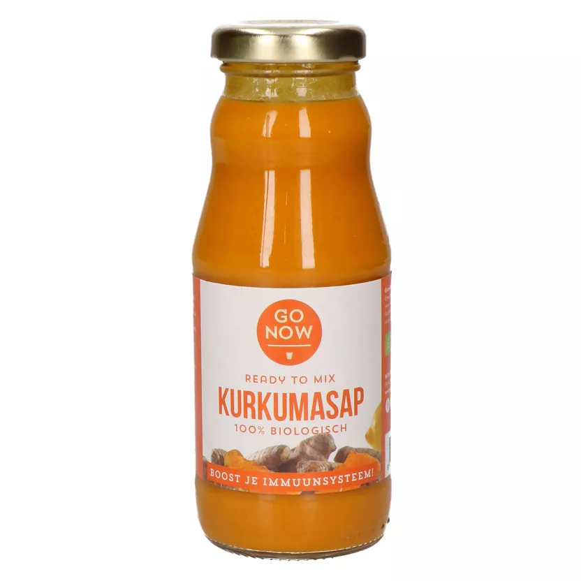 Go Now Jus de Curcuma 200 ml – Pur Bio, Sans Sucre