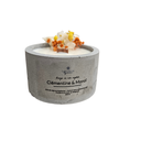 Bougie artisanale parfumée Clémentine & Monoï – Cire végétale – Lynie