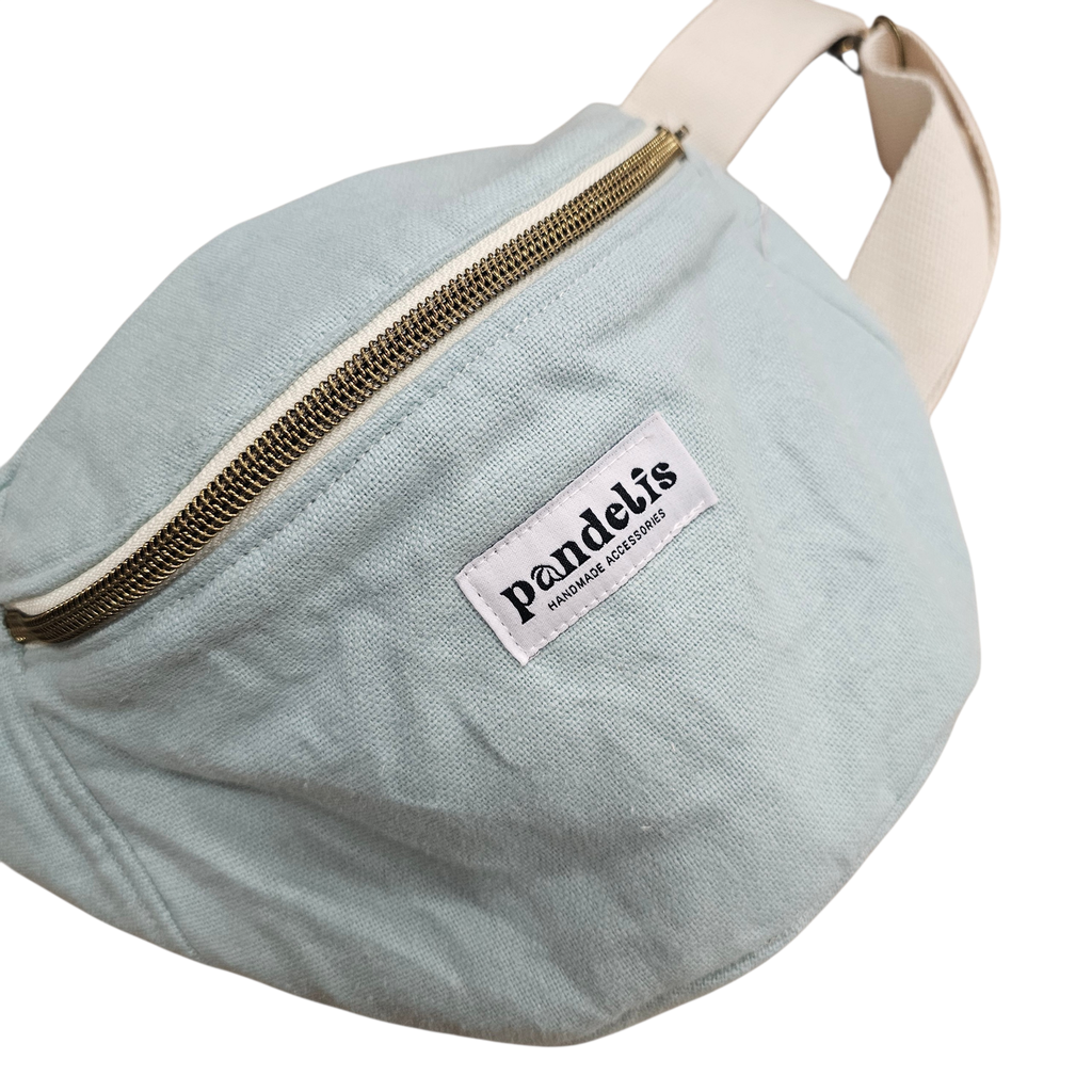 Banane Ares bleue ciel – sac banane Pandelis – fabriquée en France, taille moyenne et tendance