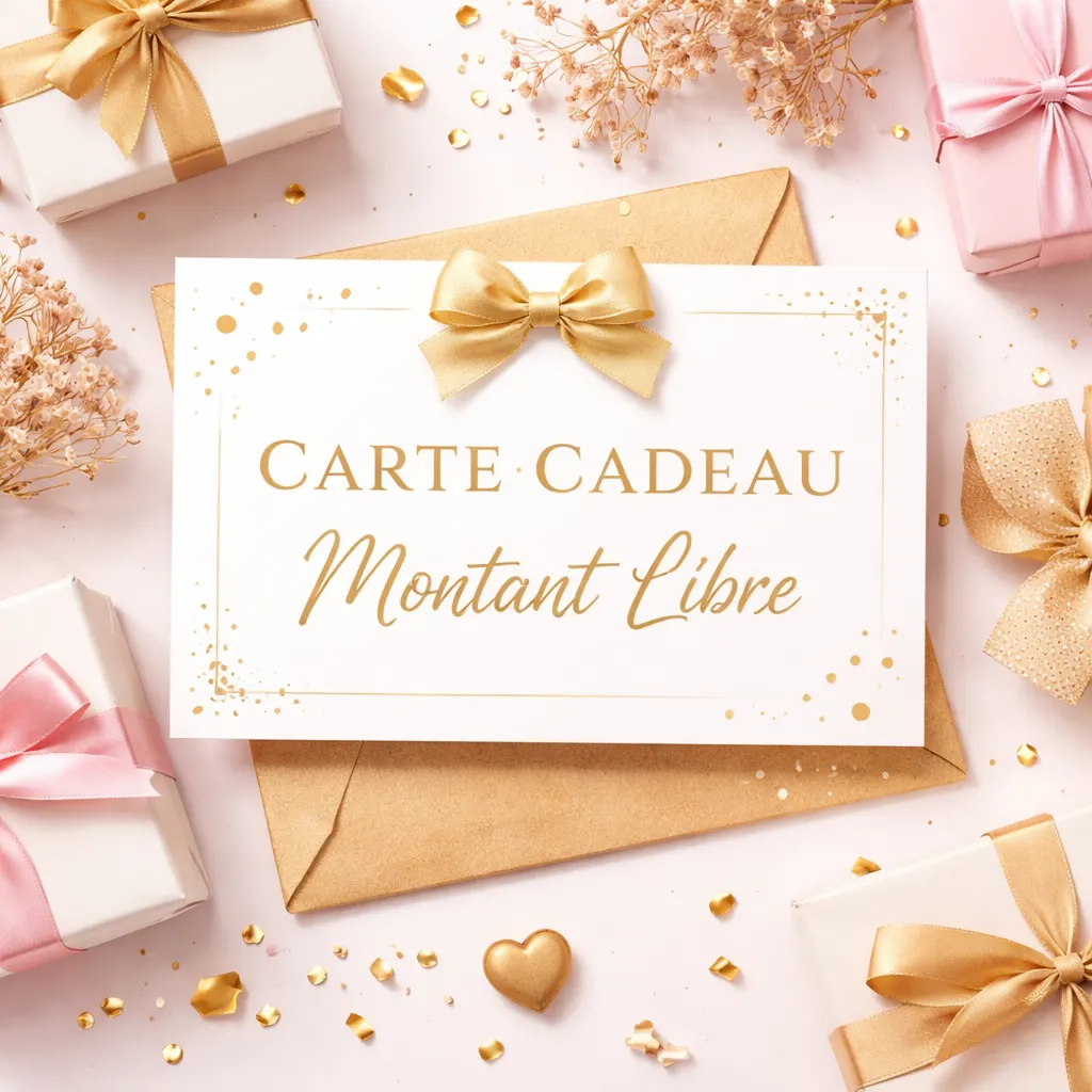 Carte cadeau digitale à montant libre – idée cadeau parfaite