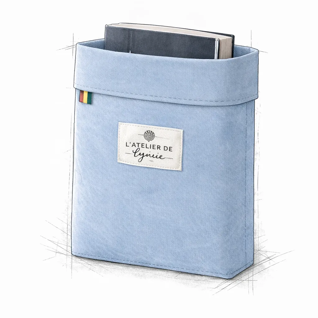 Pochette à livre personnalisée – Idée cadeau pour lecteurs et amoureux des livres