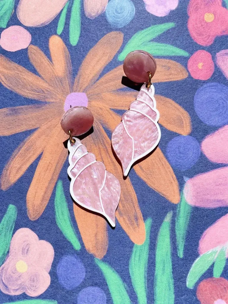 Boucles d’Oreilles Le Strict Maximum – Création Française en Plexiglas