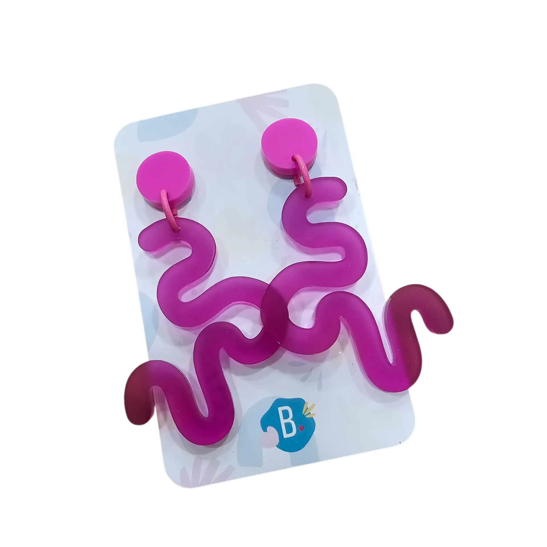 Boucles d’Oreilles Babelutte Création – Bijoux Colorés en Plexiglas