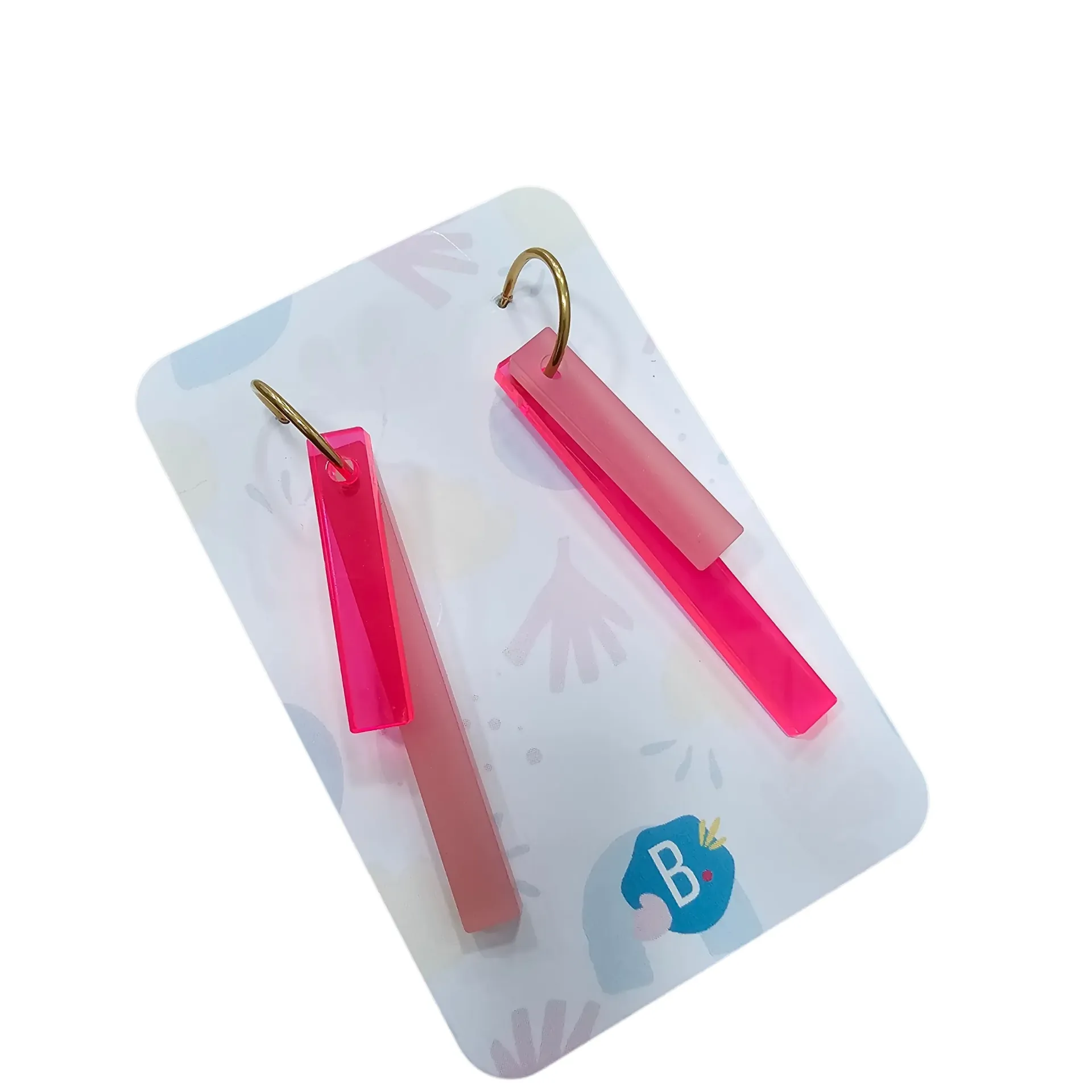 Boucles d’Oreilles Babelutte Création – Bijoux Colorés en Plexiglas