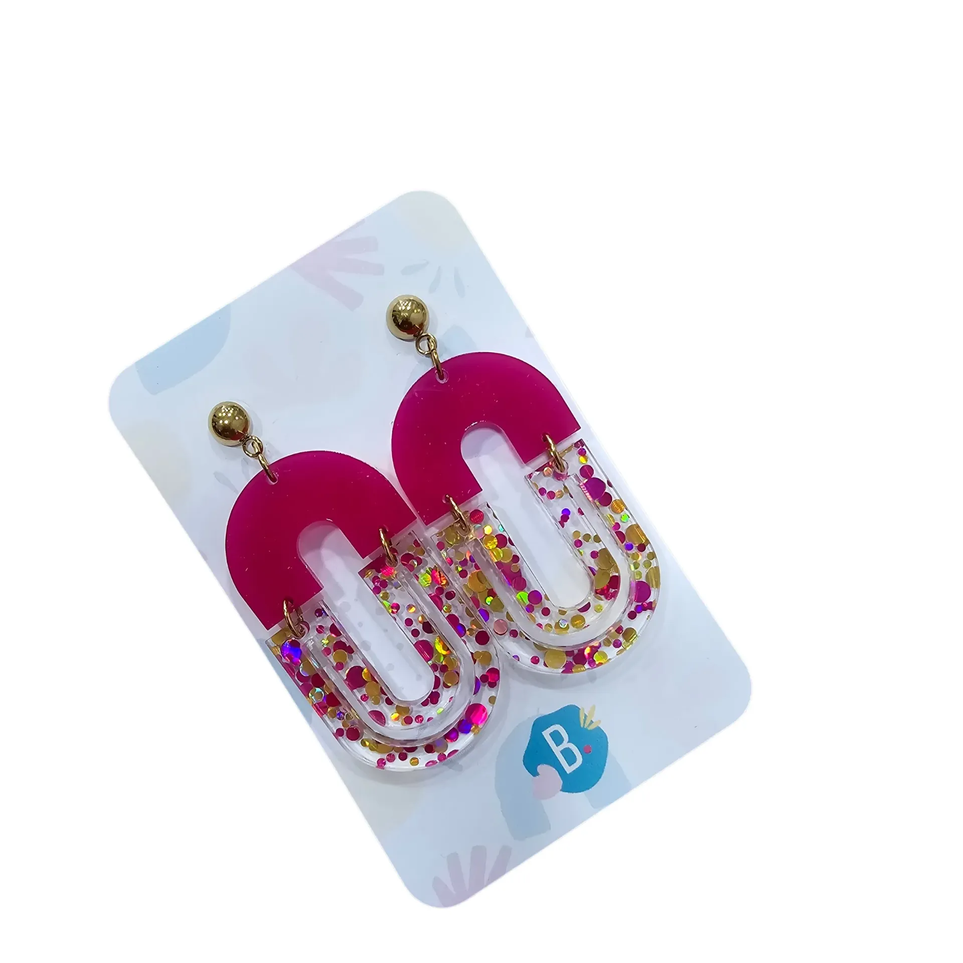 Boucles d’Oreilles Babelutte Création – Bijoux Colorés en Plexiglas
