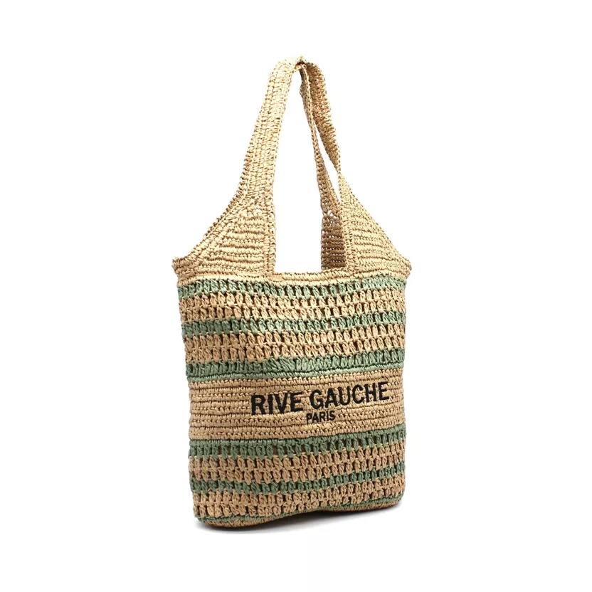 Sac Papier Tressé Rive Gauche Vimoda Paris