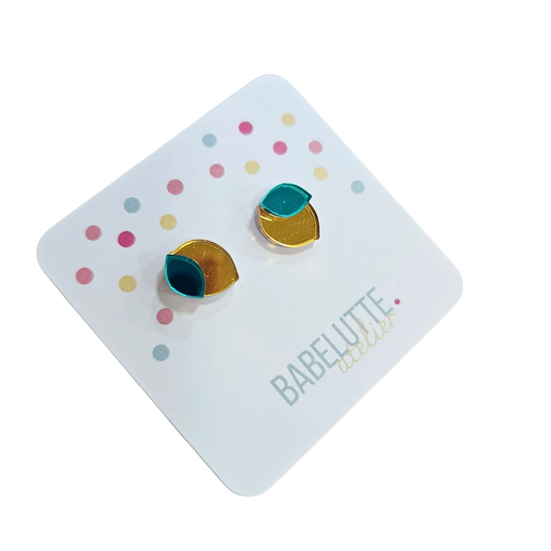 Boucles d’Oreilles Babelutte Création – Bijoux Colorés en Plexiglas