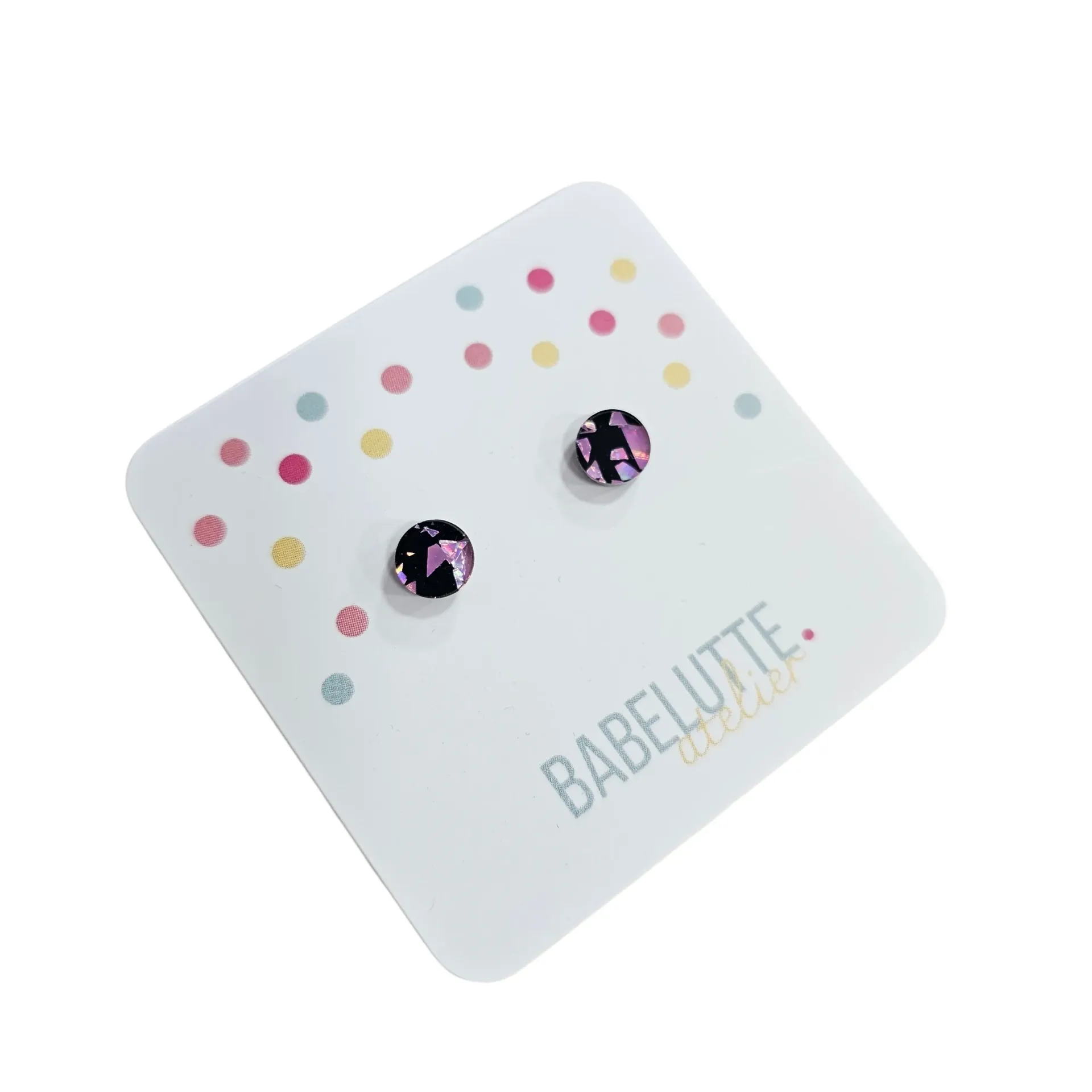 Boucles d’Oreilles Babelutte Création – Bijoux Colorés en Plexiglas