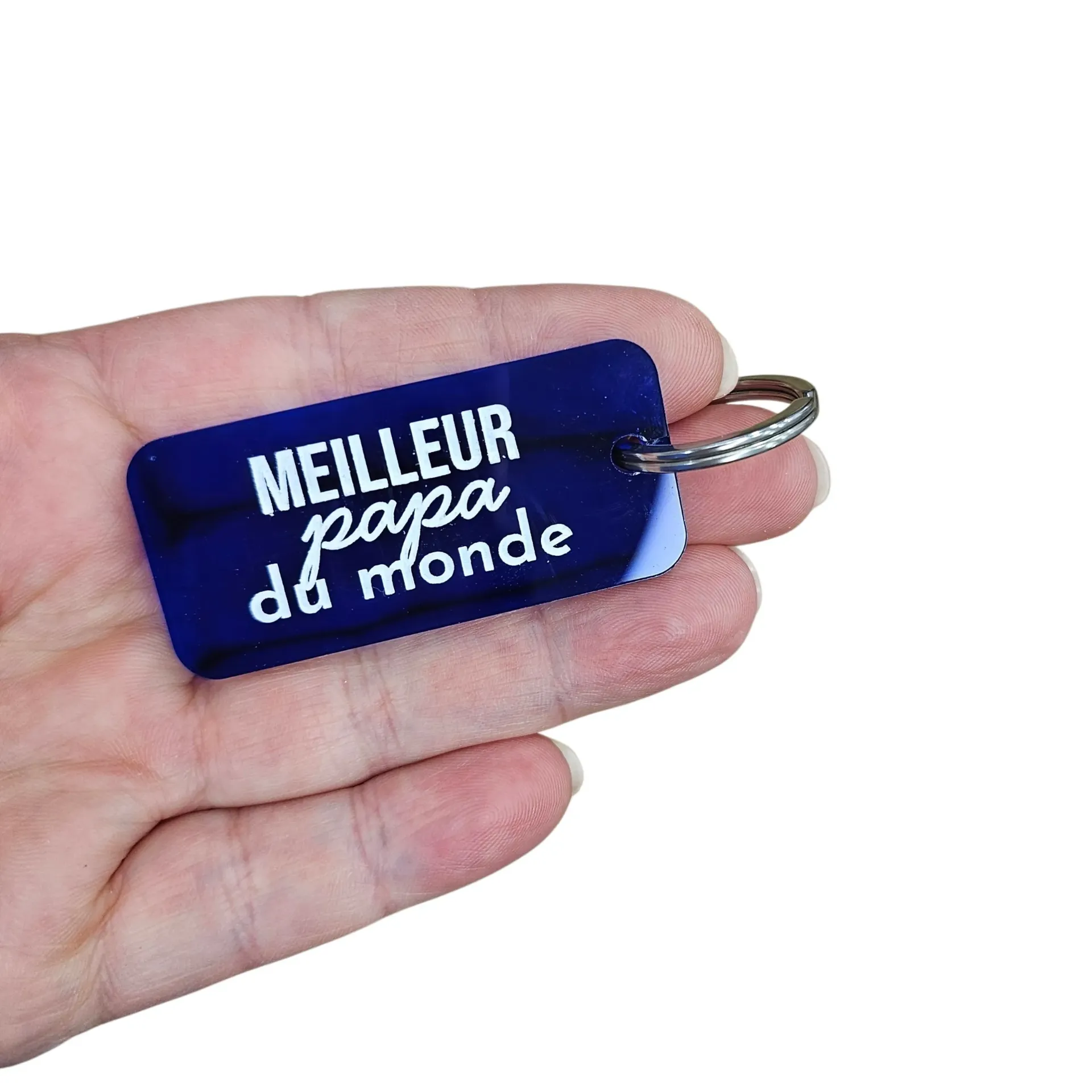 Porte-Clés "Meilleur Papa du Monde" – Babelutte Atelier