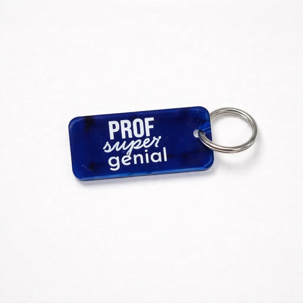 Porte-Clés Prof Super Génial – Babelutte Atelier