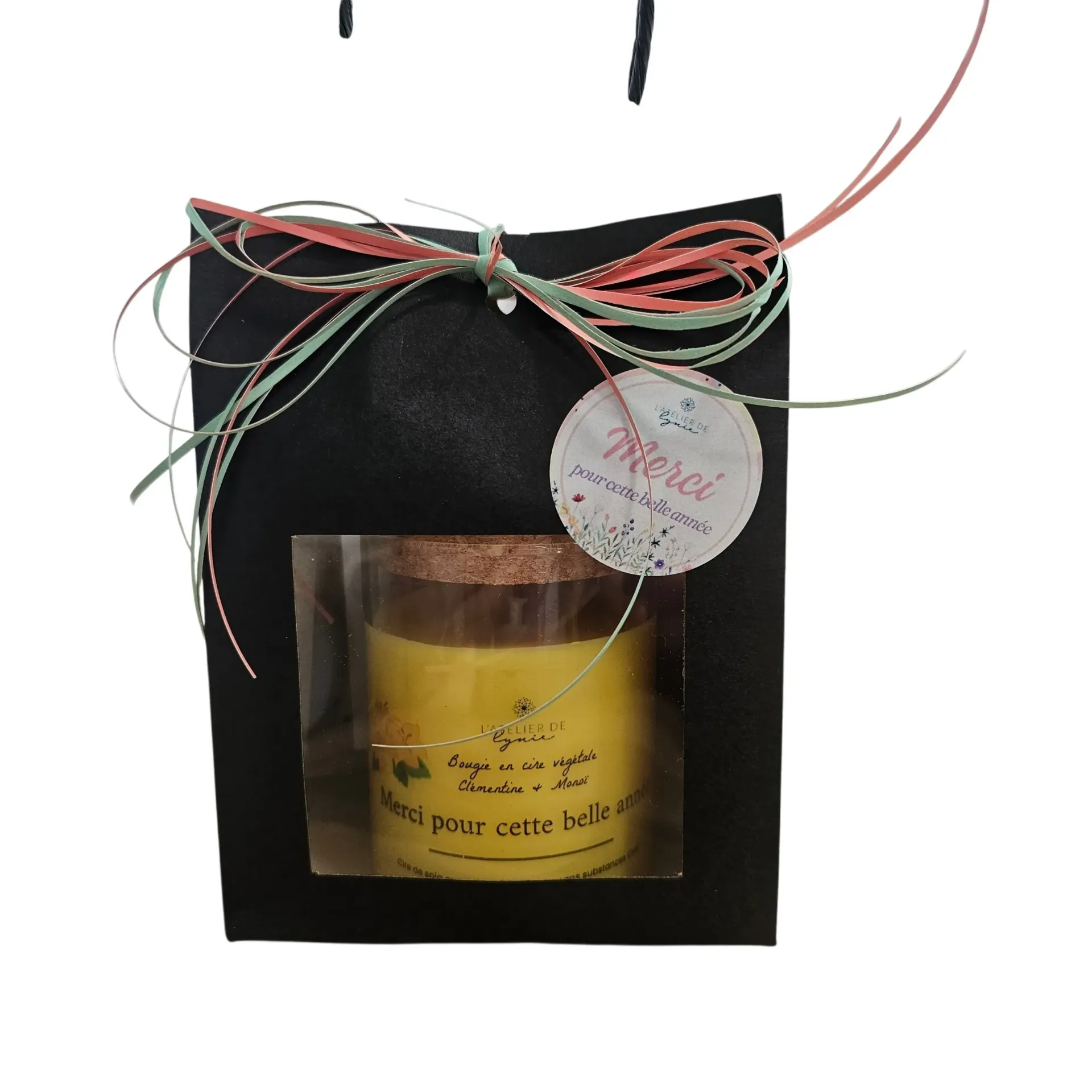 Bougie Parfumée Merci pour cette Belle Année – Cadeau Institutrice & Maîtresse | Clémentine Monoï