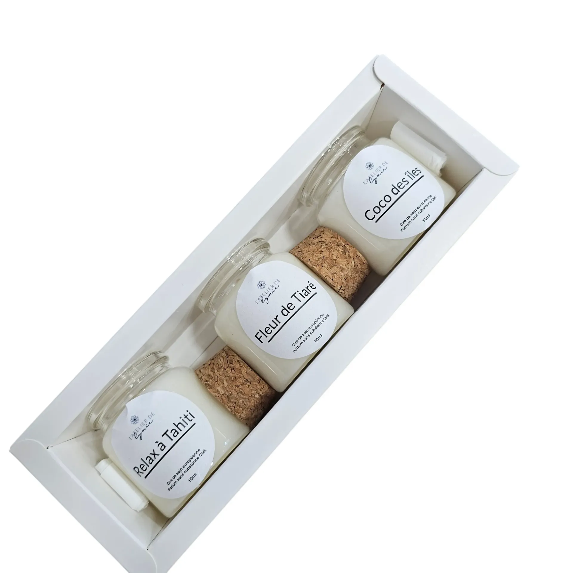 Trio de Bougies Artisanales "Merci pour cette Belle Année" – Cadeau Institutrice Fin d'Année | Senteurs d'Été
