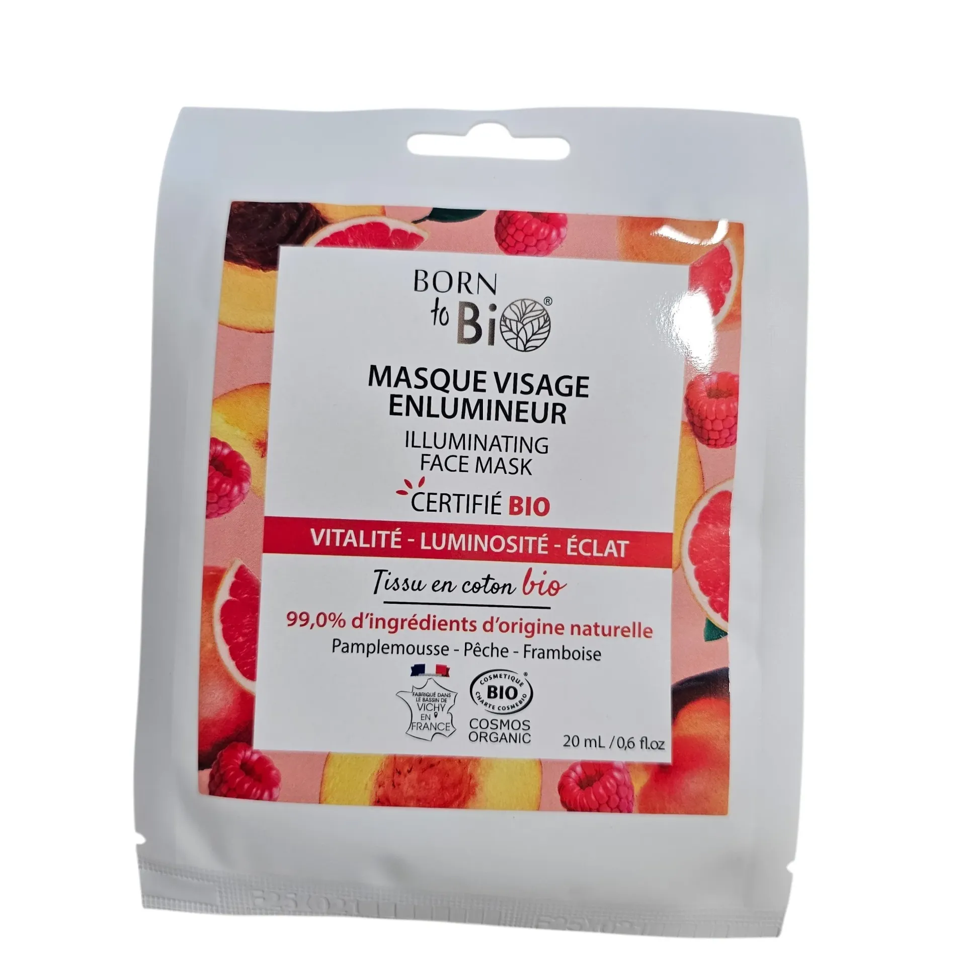 Masque visage Enlumineur Bio – Born to Bio