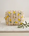Collection Citron – Trousse rectangulaire artisanale – Format moyen
