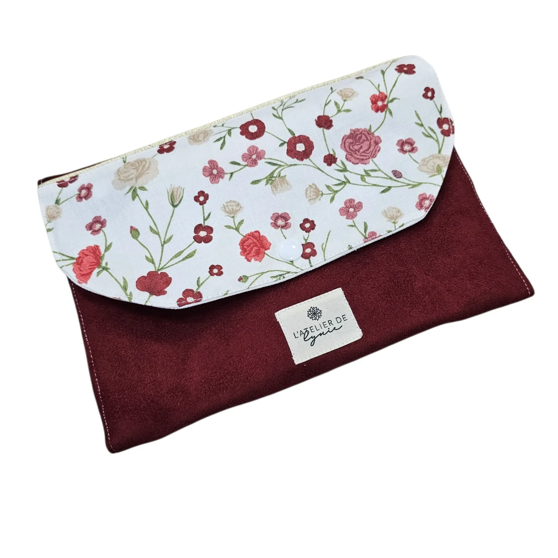 Pochette à bijoux artisanale en tissu – Atelier de Lynie