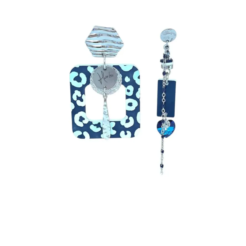 Boucles d’oreilles asymétriques Hace Loca – Créatrice belge