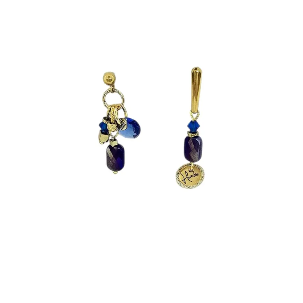 Boucles d’oreilles asymétriques Hace Loca – Créatrice belge