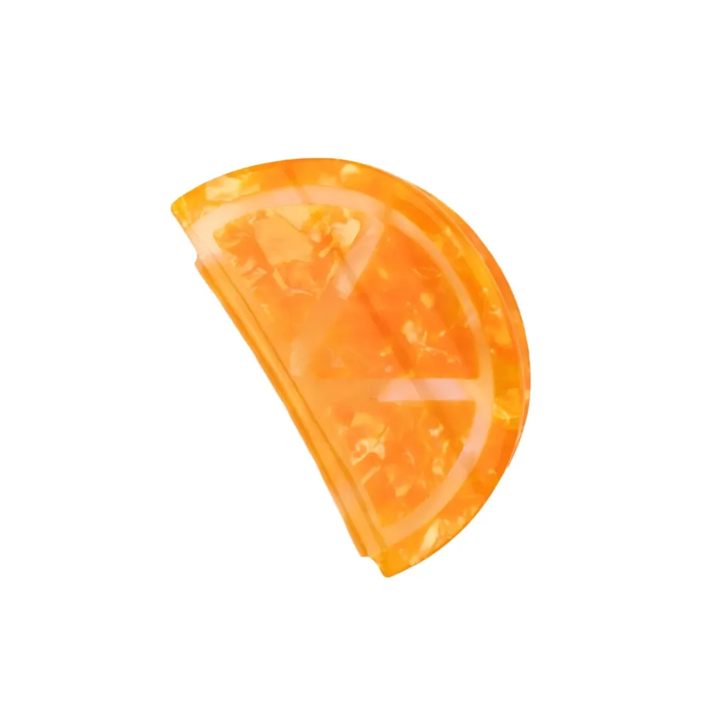 Pince à cheveux Citrouille - Coucou Suzette – Accessoire cheveux fleuri en acétate – Marque française