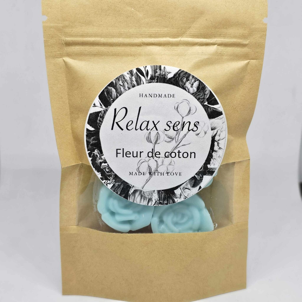 Relax & sens - Fondants parfumés Fleur de Coton