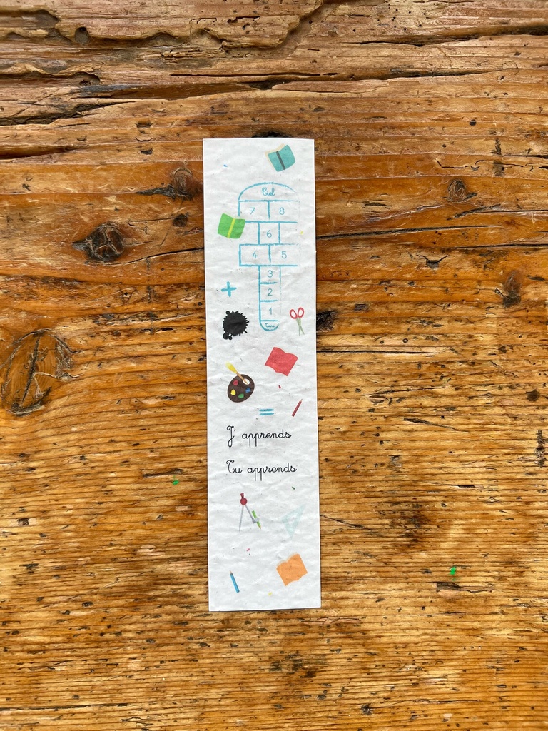 Lulu - Marque-page « école » ensemencé