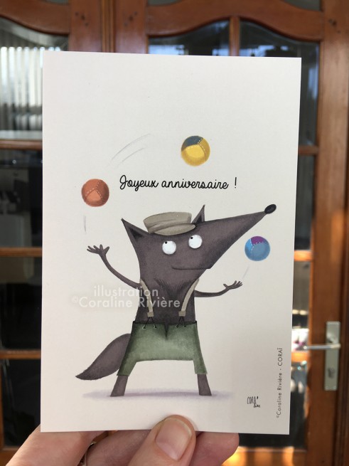 Coraï - Anniversaire Loup