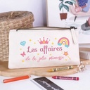 Ourson câlin - Pochette "Les affaires de" jolie princesse