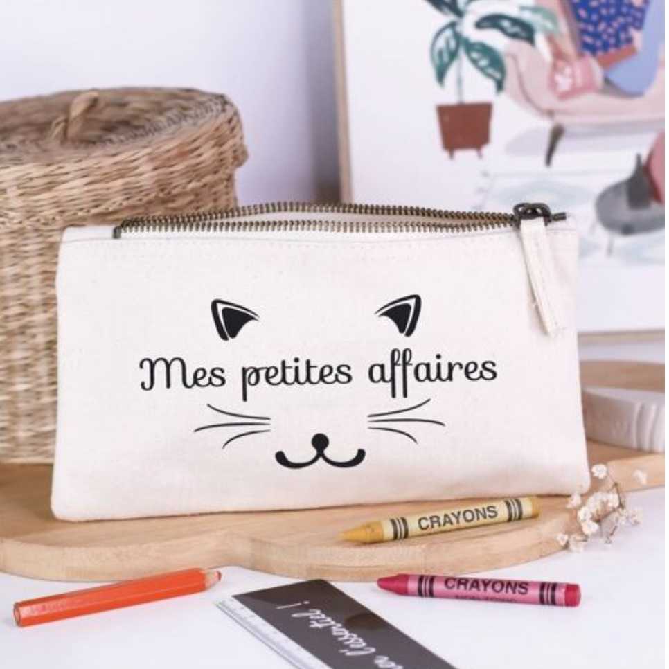 Ourson câlin - Pochette "Mes petites affaires"