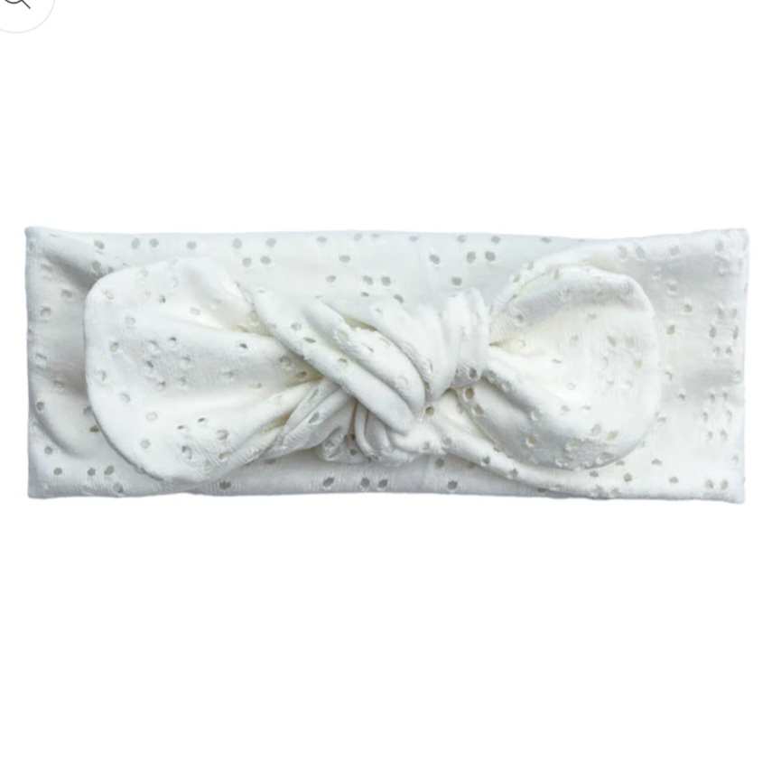 Minivic - Bandeau Dentelle blanche 0-6 mois