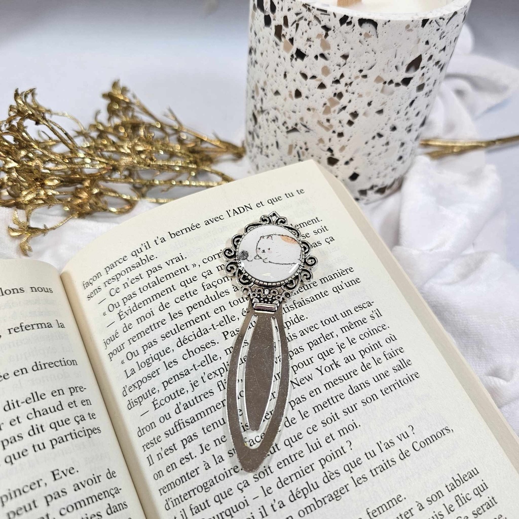 Lynie - Marque-Page chat pelotte