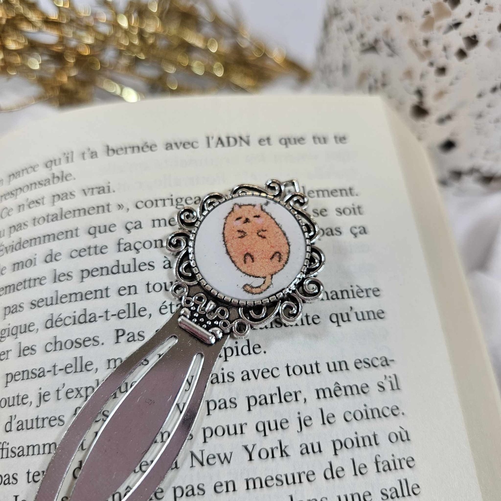 Lynie - Marque-Page chat roux