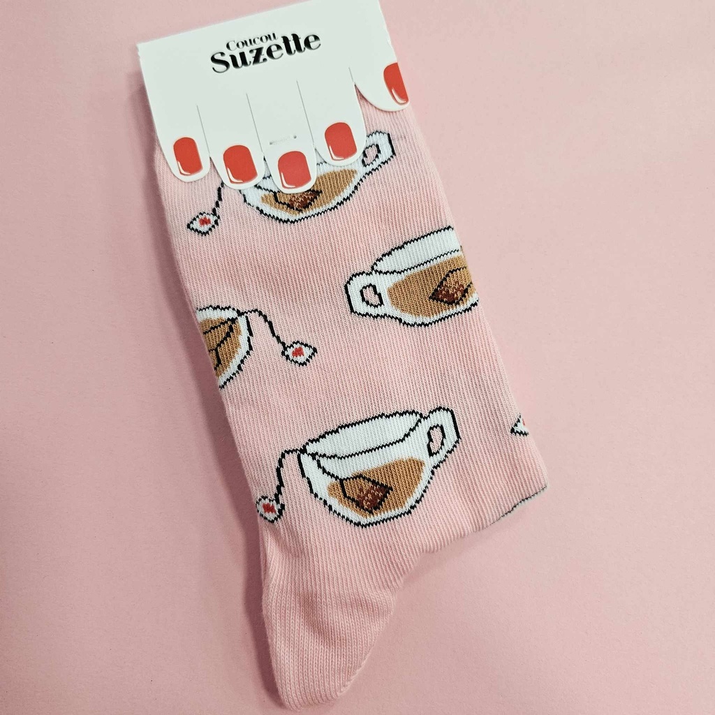 Coucou Suzette - Chaussettes Tea time