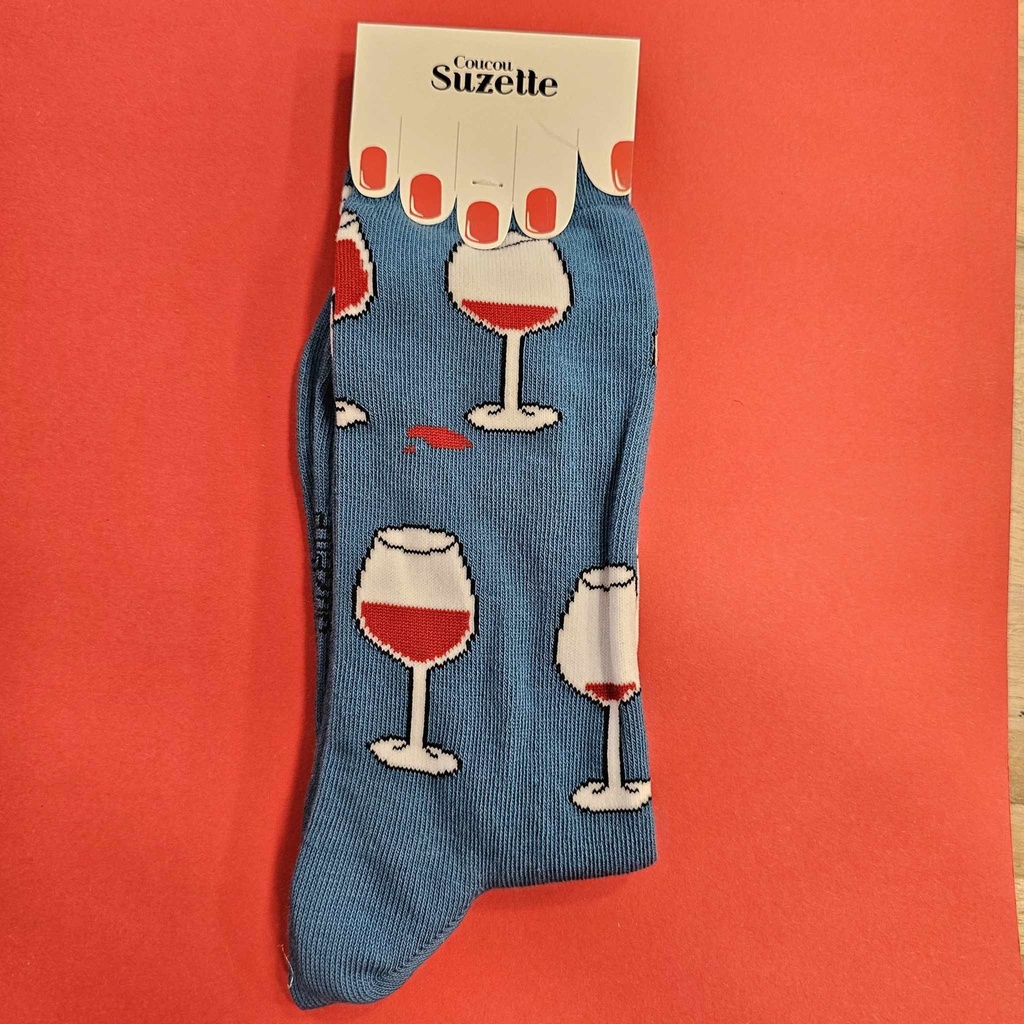 Coucou Suzette - Chaussettes Verre de vin